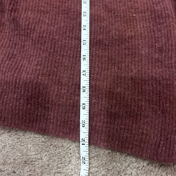 Daily Drills Single Button Ribbed Burgundy Cardigan Sweater in Wine New XS/S - Picture 7 of 9